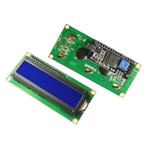 16x2 LCD Display with I2C Interface – Blue Backlight