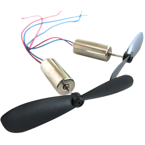 7mm x 20mm 3.7V DC Magnetic Micro Coreless Motor + Propeller 48000RPM