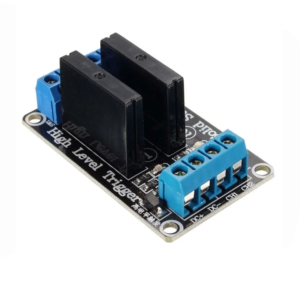 2 Channel 5V Solid State Relay High Level Trigger SSR Module for Arduino