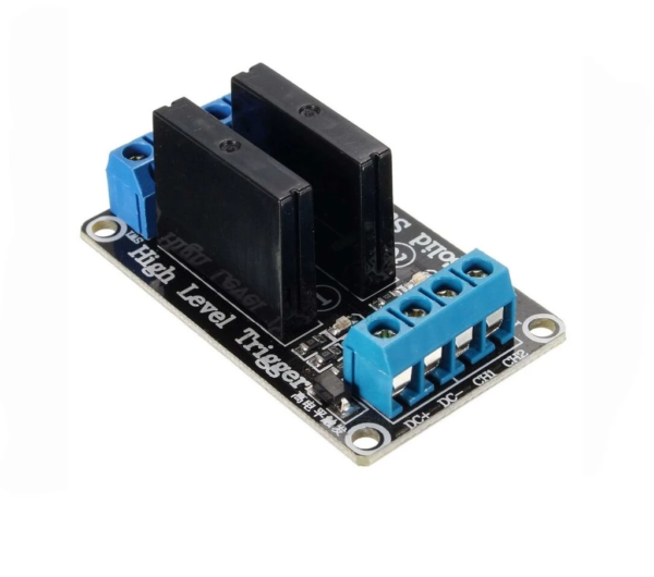 2 Channel 5V Solid State Relay High Level Trigger SSR Module for Arduino