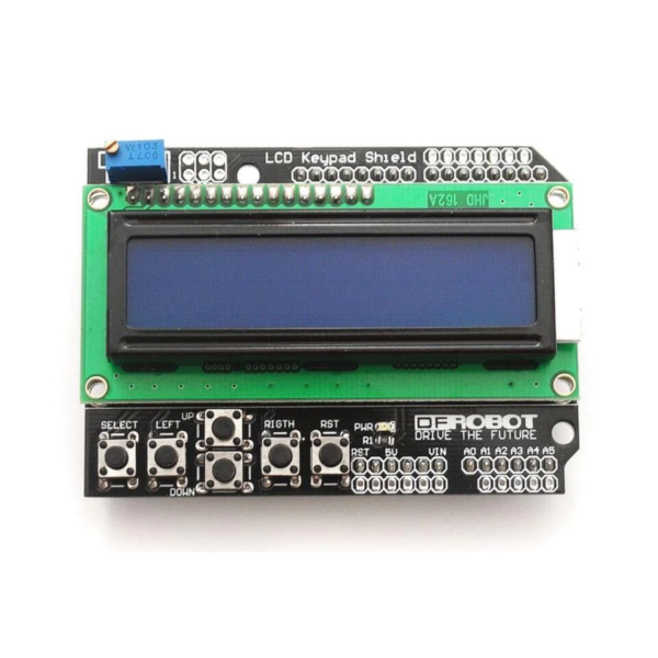 1602 LCD Keypad Shield for Arduino With Blue Backlight