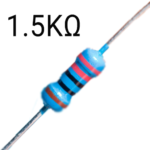 1.5K Ohm Resistor 1/4W- Pack of 5