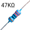 47K Ohm Resitor 1/4W- Pack of 5