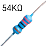 54 K Ohm Resitor 1/4W- Pack of 5