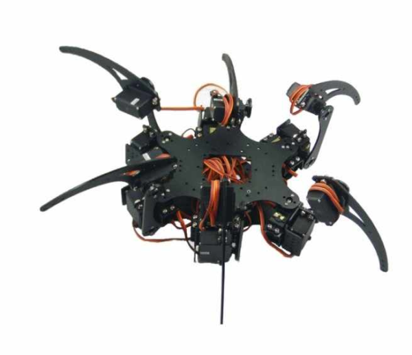 18 DOF Aluminium Hexapod Spider 6 Legs Robot Kit without Servos