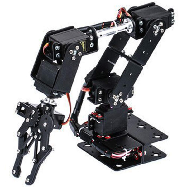 6DOF Robotic Arm- Full metal DIY Robotic arm Kit with Servos