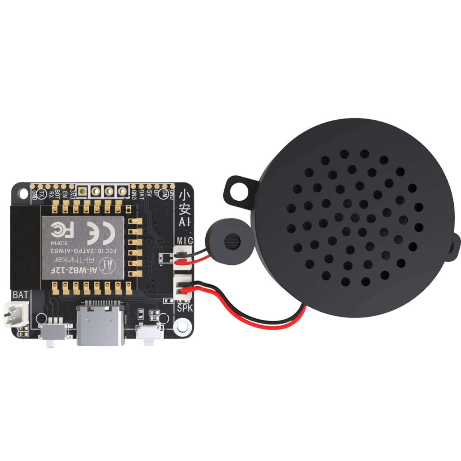 AiPi-PalChat V1 – DIY AI Voice Assistant Kit with Speaker and Mic(Supports DeepSeek and Other Models)
