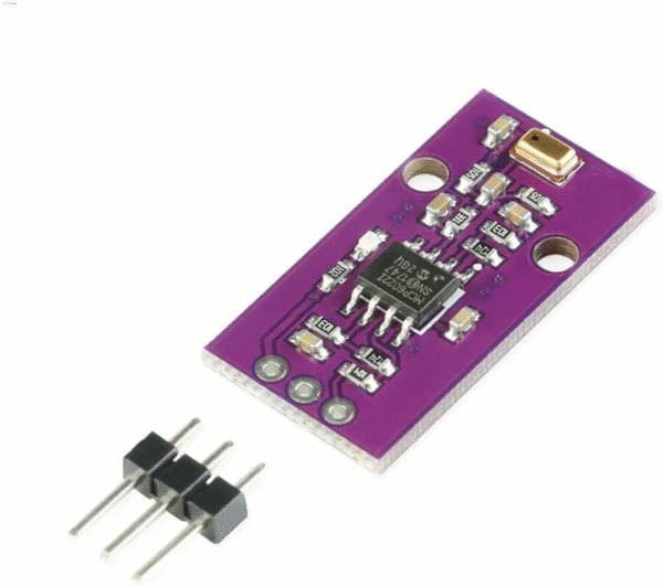 MCP6022 Sound Sensor MIC Silicon Microphone Rail-to-Rail Operational Amplifier Simulated Output