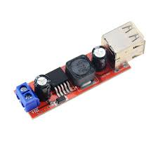 LM2596 Dual USB Output 9V / 12V / 24V / 36V Car Charger Switch 5V DC-DC Power Supply Module 3A Buck Regulator