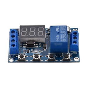 6-30V 1-Channel Power Relay Module with Adjustable Timing Cycle