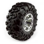 130mm Robot Wheel for All Terrain and DIY Robotics (Silver Color)