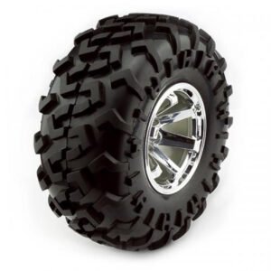 130mm Robot Wheel for All Terrain  and DIY Robotics (Silver Color)