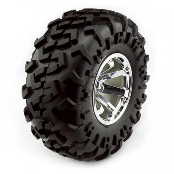 130mm Robot Wheel for All Terrain  and DIY Robotics (Silver Color)