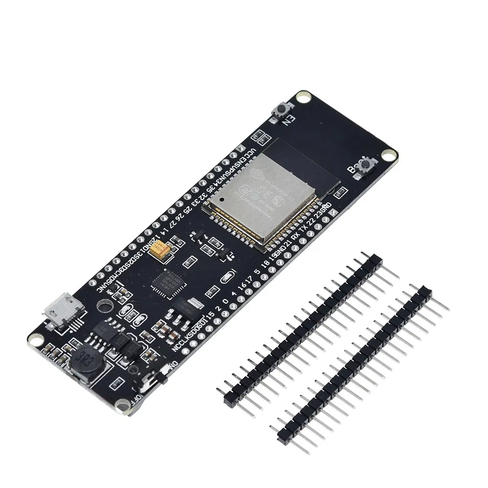 Wemqs WiFi and Bluetooth Battery ESP32 Development Board With 18650 Lithium Battery Shield