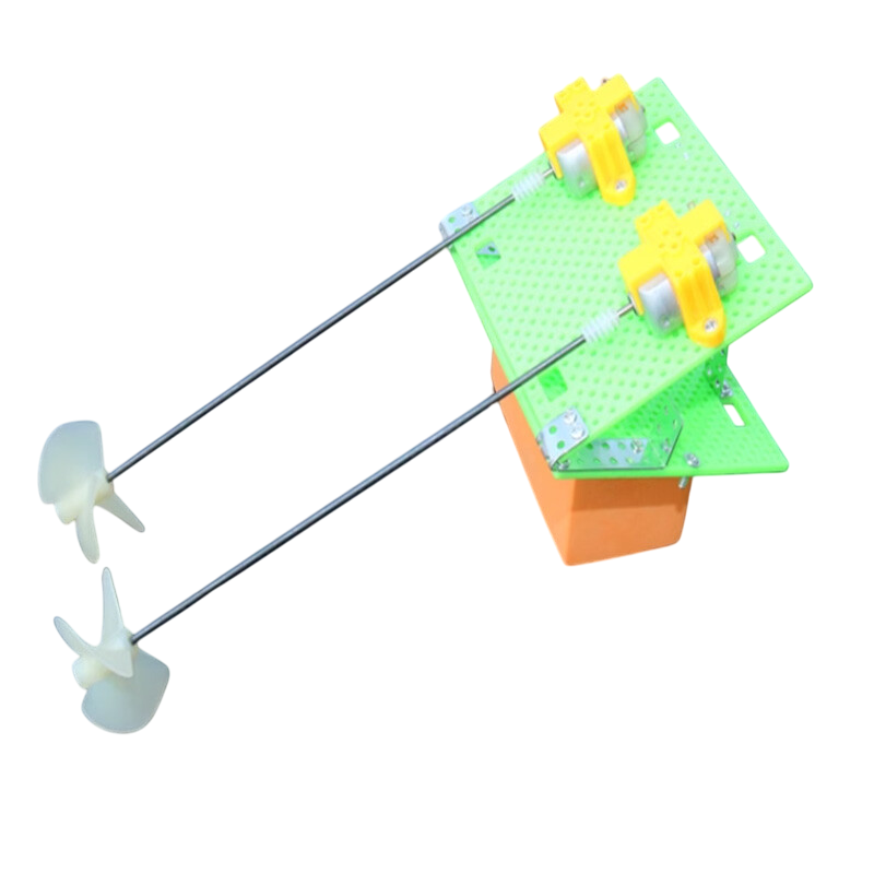 DIY Boat Ship Model Kit Twin Dual Motor for Remote Control Electric Propeller Model