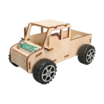 Wooden Voice Control Science Car DIY Kit – Educational Toy/ STEM Kits for Kids