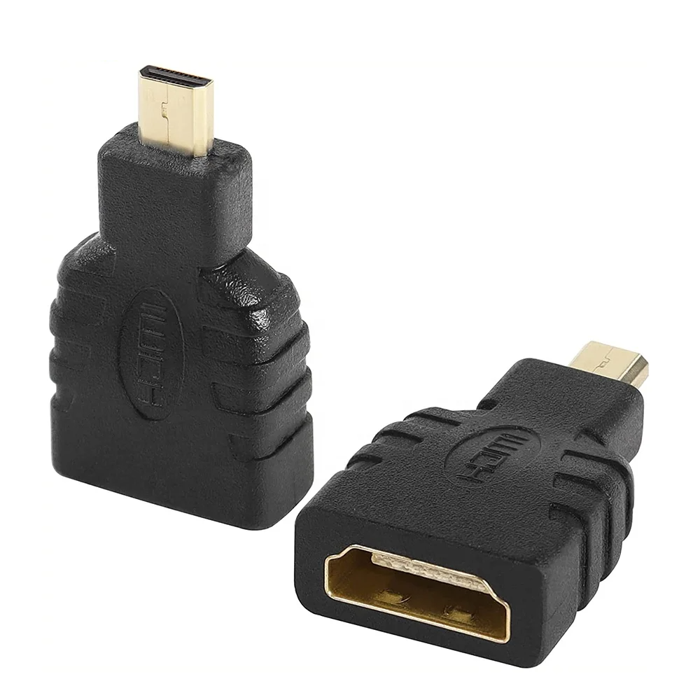 Micro HDMI Male to HDMI Female Adapter – For Raspberry Pi
