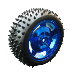 85mm Large Robot Smart Car Wheel (Blue Rim)