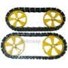 Track Chain Kit for DIY Robotics – 1 Meter Modular Track with 4  Drive Wheels