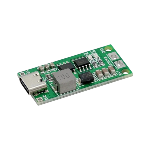 3S 12.6V 2A 18650 Lithium Battery Charger Module (USB Type-C) - robosap.in