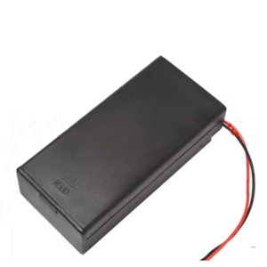 2×18650 Battery Holder with Cover and ON/OFF Switch