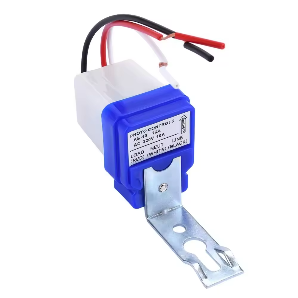 Automatic On/Off Photocell Street Lamp Light Switch Controller AC 220V 50-60Hz 10A