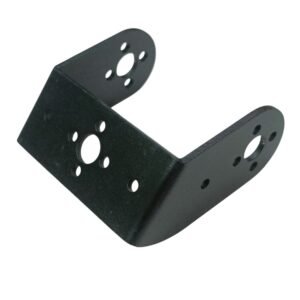 Oblique U Shape Aluminium Servo Bracket – Multi-Axis Servo Joint Mount