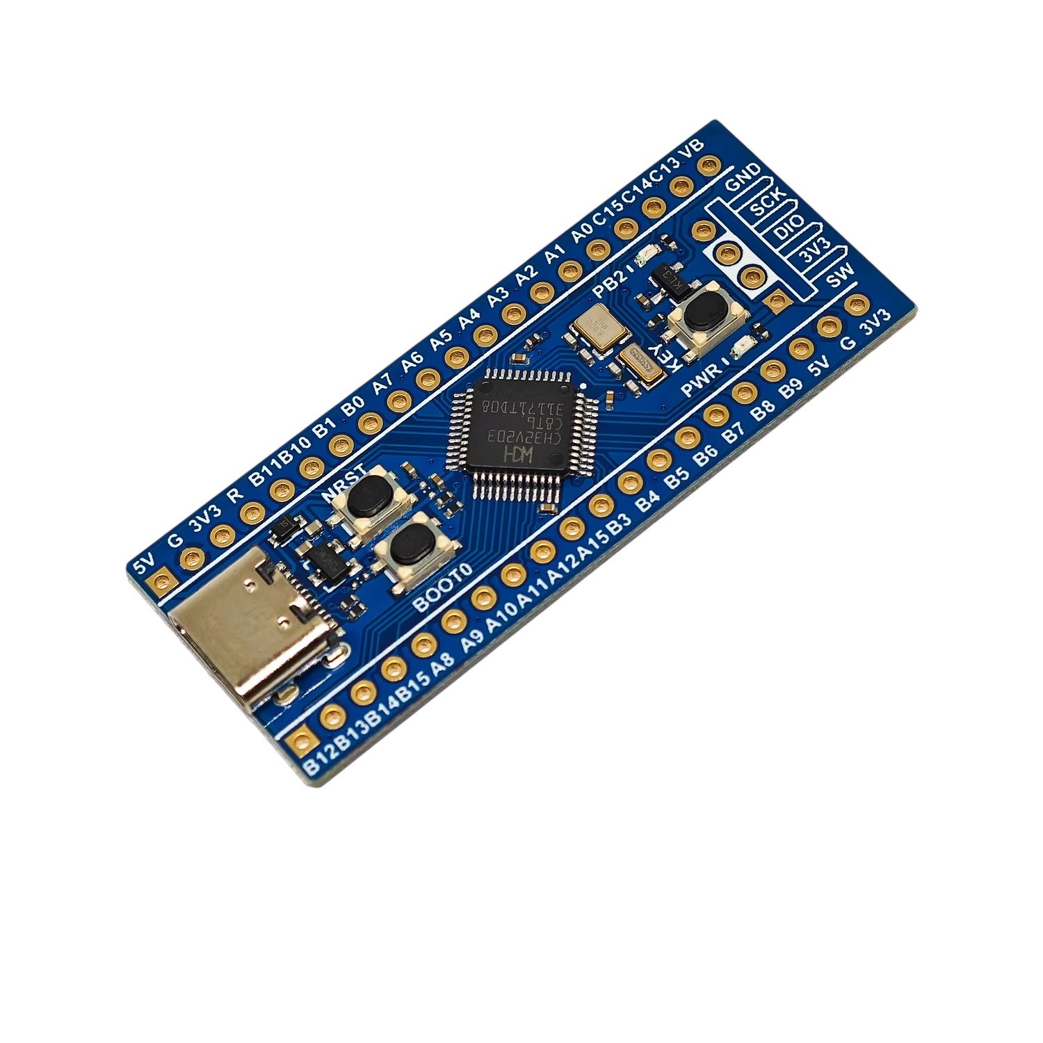 WeAct Studio CH32V203C8T6 RISC-V Low Power Core Demo Board