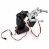 DIY 3DOF 3 Axis Pick-and-Place Robot Arm Kit with Gripper and Servo Arm Plates (Servos Not Included)