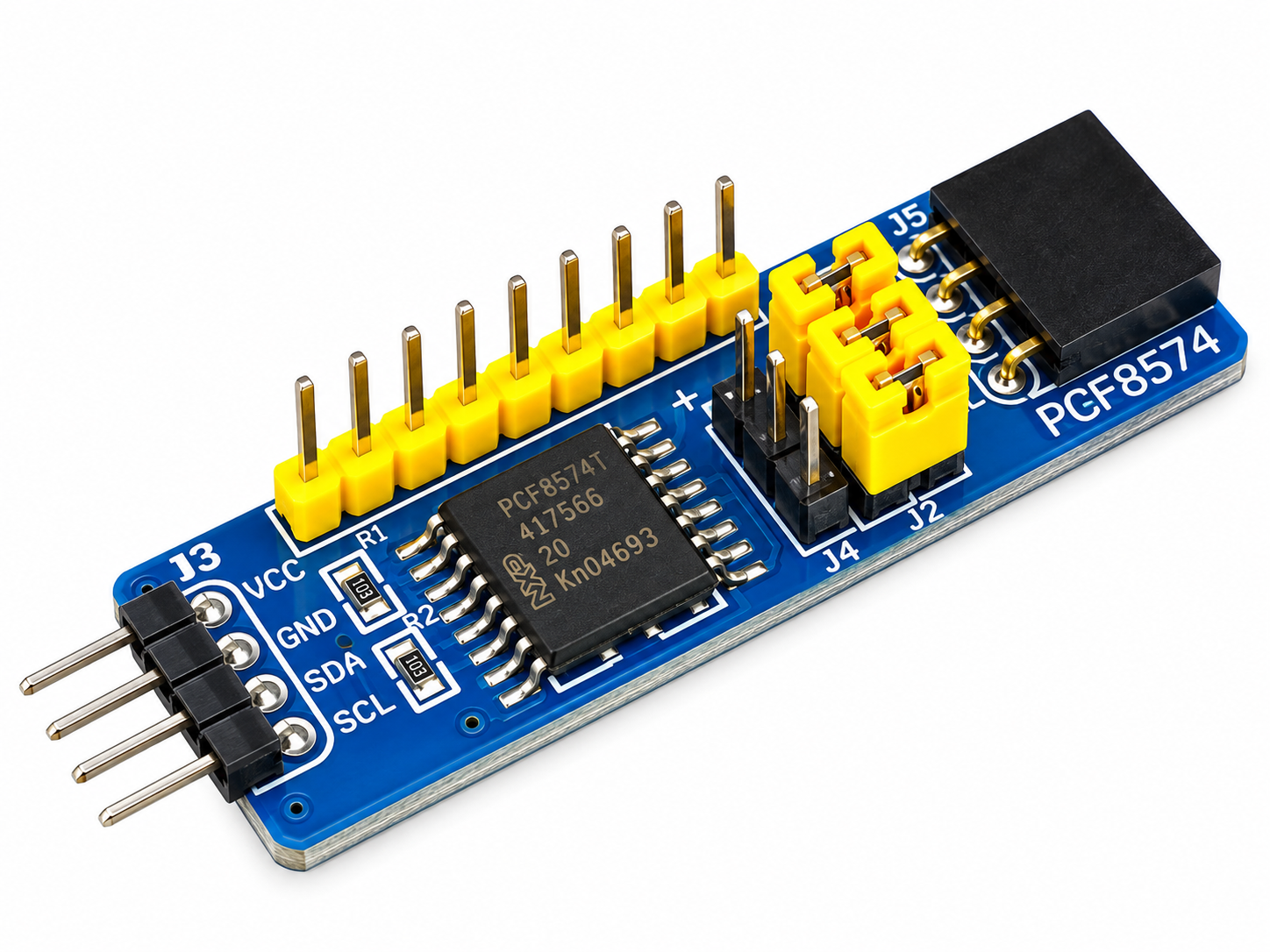 PCF8574T I2C I/O Expansion Board – 8-Bit GPIO Expander