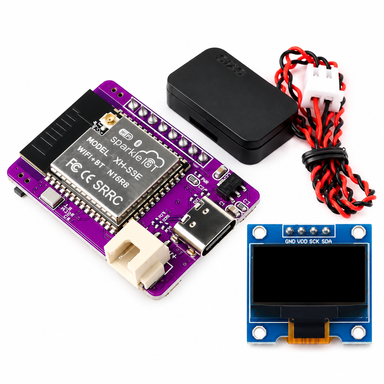 MINI ESP32-S3 AI Voice Development Board with 0.96-Inch OLED Display